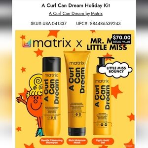 FRESH BATCH Matix A Curl Can Dream Kit - Yellow HOLIDAY KIT FULL SIZED